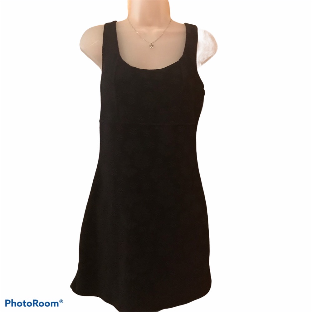 Currents Black mini dress.